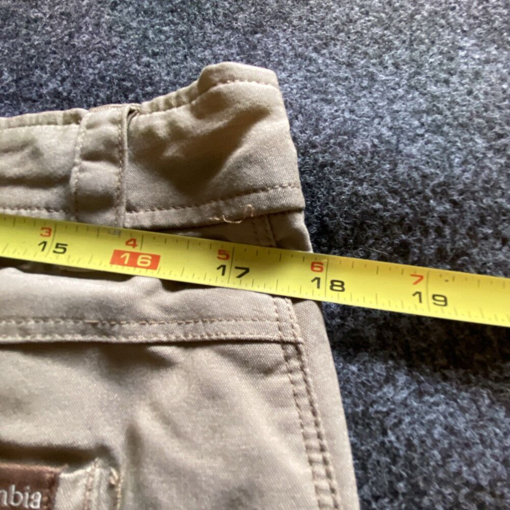Columbia Sportswear Tan Outdoor Pants Size 34W 30L Polyester And Nylon - Picture 14 of 15